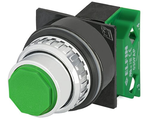 NEW ELFIN - PULSANTE VERDE NO 030PRVFA