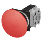 NEW ELFIN - PULSANTE FUNGO ROSSO NO+NC