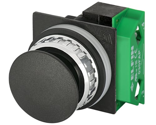 NEW ELFIN - PULSANTE FUNGO NERO NO