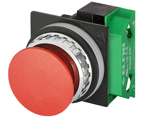 NEW ELFIN - PULSANTE FUNGO ROSSO 1NO