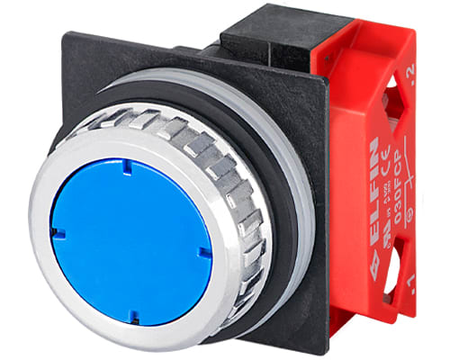 NEW ELFIN - PULSANTE BLU NC