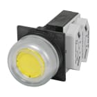 NEW ELFIN - PULSANTE CAPP.GOMMA GIALLO NO+NC