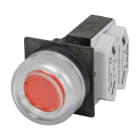 NEW ELFIN - PULSANTE CAPP.GOMMA ROSSO NO+NC