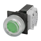 NEW ELFIN - PULSANTE CAPP.GOMMA VERDE NO+NC