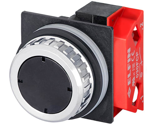 NEW ELFIN - PULSANTE NERO NC