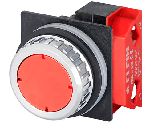 NEW ELFIN - PULSANTE ROSSO NC 030RIRFC