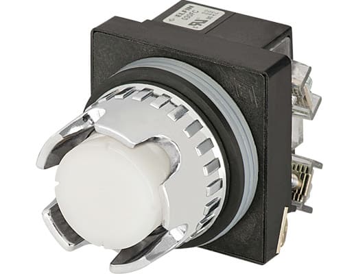 NEW ELFIN - PULS.LUM.SCHERM.BIANCO NO+NC LED24V