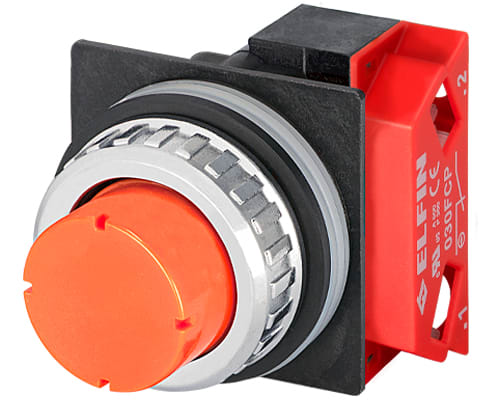 NEW ELFIN - PULSANTE ARANCIO NC