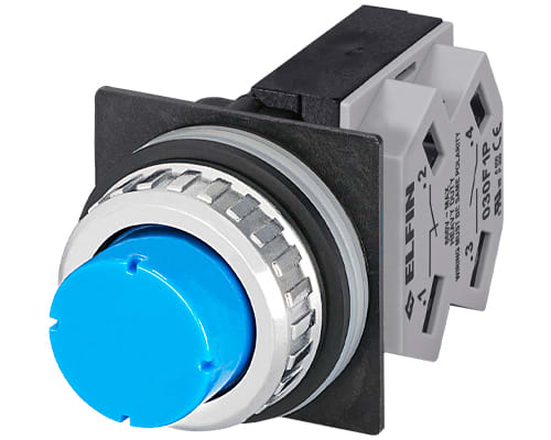 NEW ELFIN - PULSANTE RAS.BLU NO+NC