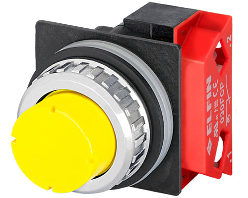 NEW ELFIN - PULSANTE GIALLO NC