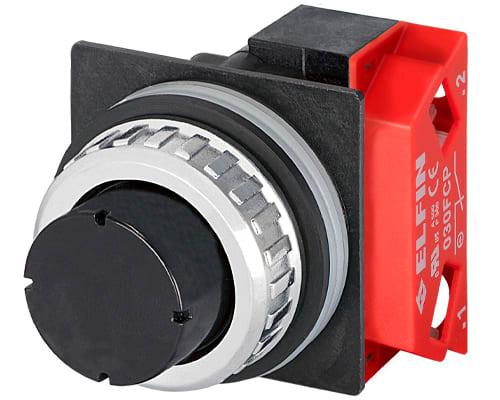 NEW ELFIN - PULSANTE NERO NC