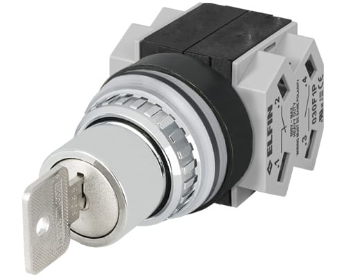 NEW ELFIN - SEL.CHIAVE 3P.CAM T 2NO+2NC RC