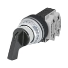 NEW ELFIN - SELETTORE LEVA NERO 2P.1NO+1NC RIT.