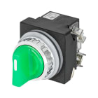 NEW ELFIN - SELET.MAN.LUM.VERDE 2P.NO+NC 24V