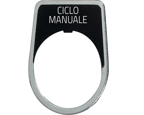 NEW ELFIN - % TARGHETTA 'CICLO MANUALE'