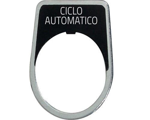 NEW ELFIN - % TARGHETTA 'CICLO AUTOMATICO'