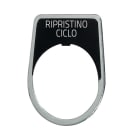 NEW ELFIN - TARGHETTA 'RIPRISTINO CICLO'