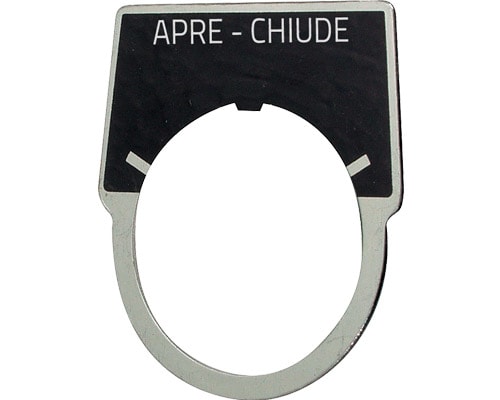 NEW ELFIN - TARGHETTA 'APRE-CHIUDE'