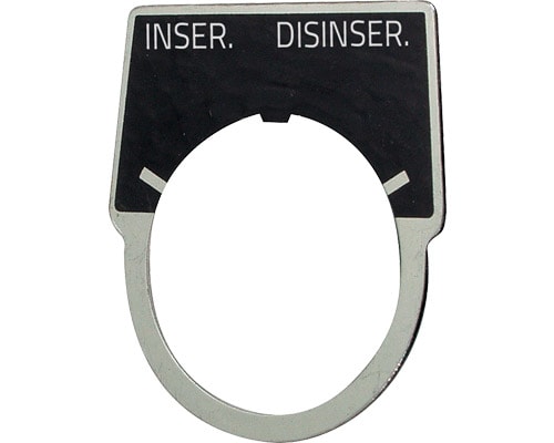 NEW ELFIN - TARGHETTA 'INSERITO-DISINSERITO'