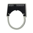 NEW ELFIN - TARGHETTA 'INSERITO-DISINSERITO'