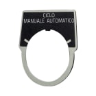 NEW ELFIN - TARGHETTA 'CICLO MAN-AUTO'