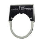 NEW ELFIN - TARGHETTA 'CICLO MAN-AUTO'