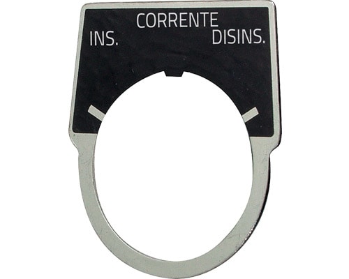 NEW ELFIN - % TARGHETTA 'CORRENTE INS.-DISINS.'
