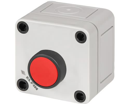 NEW ELFIN - % CASSETTA TPLAST.CON PULSANTE ROSS