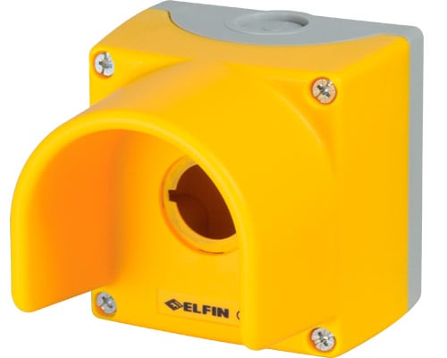 NEW ELFIN - CASSETTA 85X85X60 COP.GIALLO ESTESO 080CA0808-6GP1E