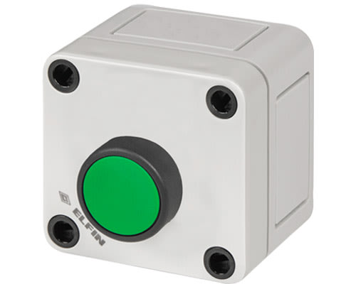 NEW ELFIN - CASS.PS 65X65X57 PULSANTE VERDE