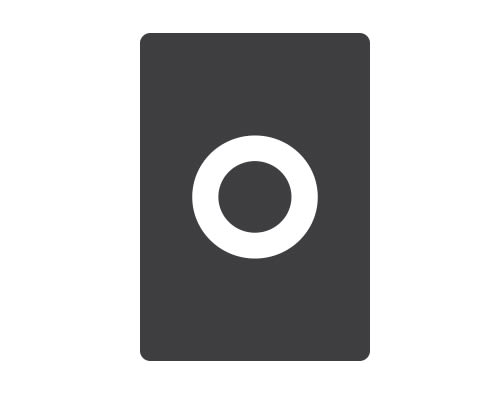 NEW ELFIN - TARGHETTA 22X32 NERA SIMB.42 080E42T