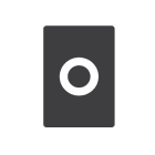 NEW ELFIN - TARGHETTA 22X32 NERA SIMB.42 080E42T