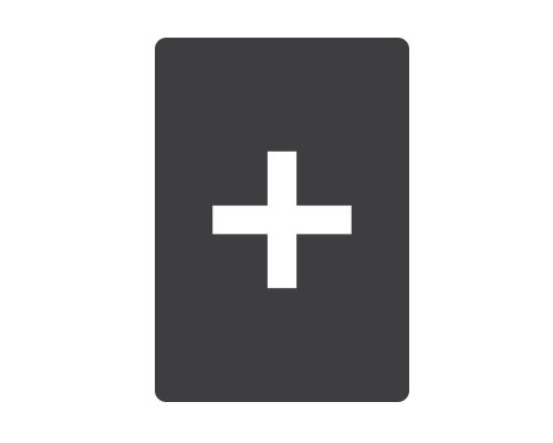 NEW ELFIN - TARGHETTA 22X32 NERA SIMB.44 080E44T