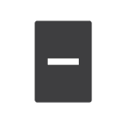 NEW ELFIN - TARGHETTA 22X32 NERA SIMB.45 080E45T