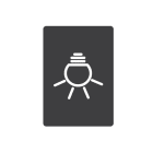 NEW ELFIN - TARGHETTA 22X32 NERA SIMB.78