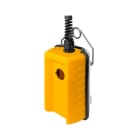 NEW ELFIN - PULS.REMOTA 140MM GIALLA 1 FORO 080R140-GP1