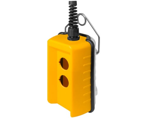 NEW ELFIN - PULS.REMOTA 140MM GIALLA 2 FORI