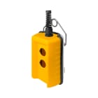 NEW ELFIN - PULS.REMOTA 140MM GIALLA 2 FORI