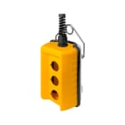 NEW ELFIN - PULS.REMOTA 140MM GIALLA 3 FORI 080R140-GP3