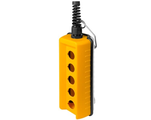 NEW ELFIN - PULS.REMOTA 200MM GIALLA 5 FORI 080R200-GP5