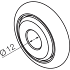 NICE - CUSCINETTO 42 FERRO 12 BOCCOLA IN PLASTI