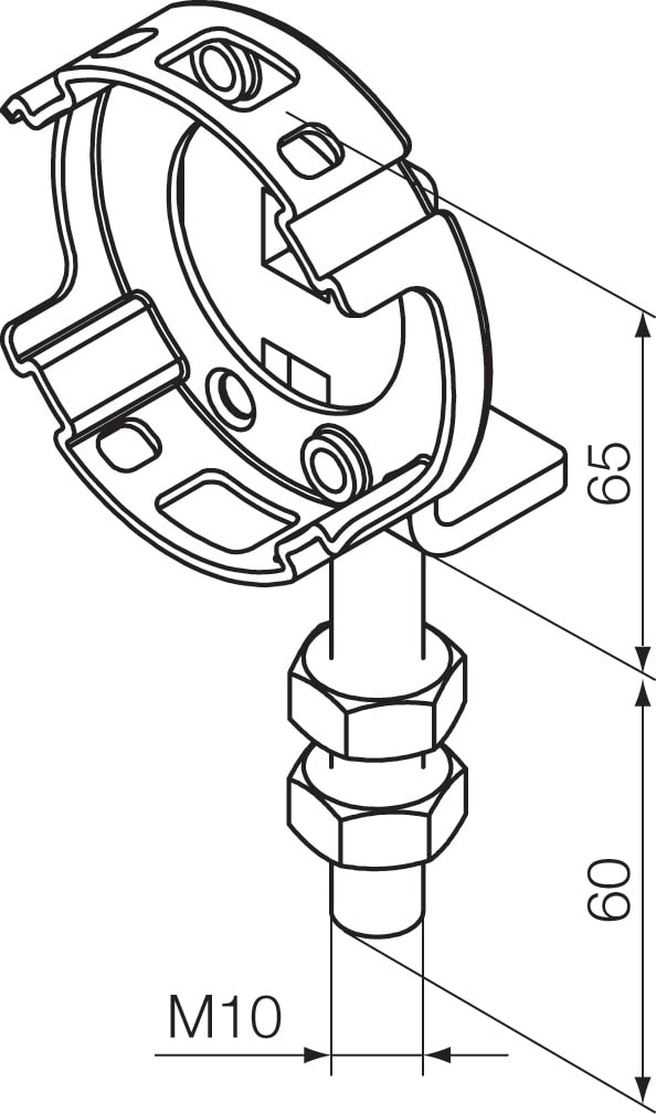 NICE - SUPPORTO REGOLABILE MAX M10 535.10011