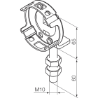 NICE - SUPPORTO REGOLABILE MAX M10 535.10011