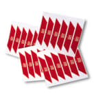 NICE - STRISCE ROSSE RIFRANGENTI CONFEZIONE 24. WA10