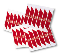NICE - STRISCE ROSSE RIFRANGENTI CONFEZIONE 24.