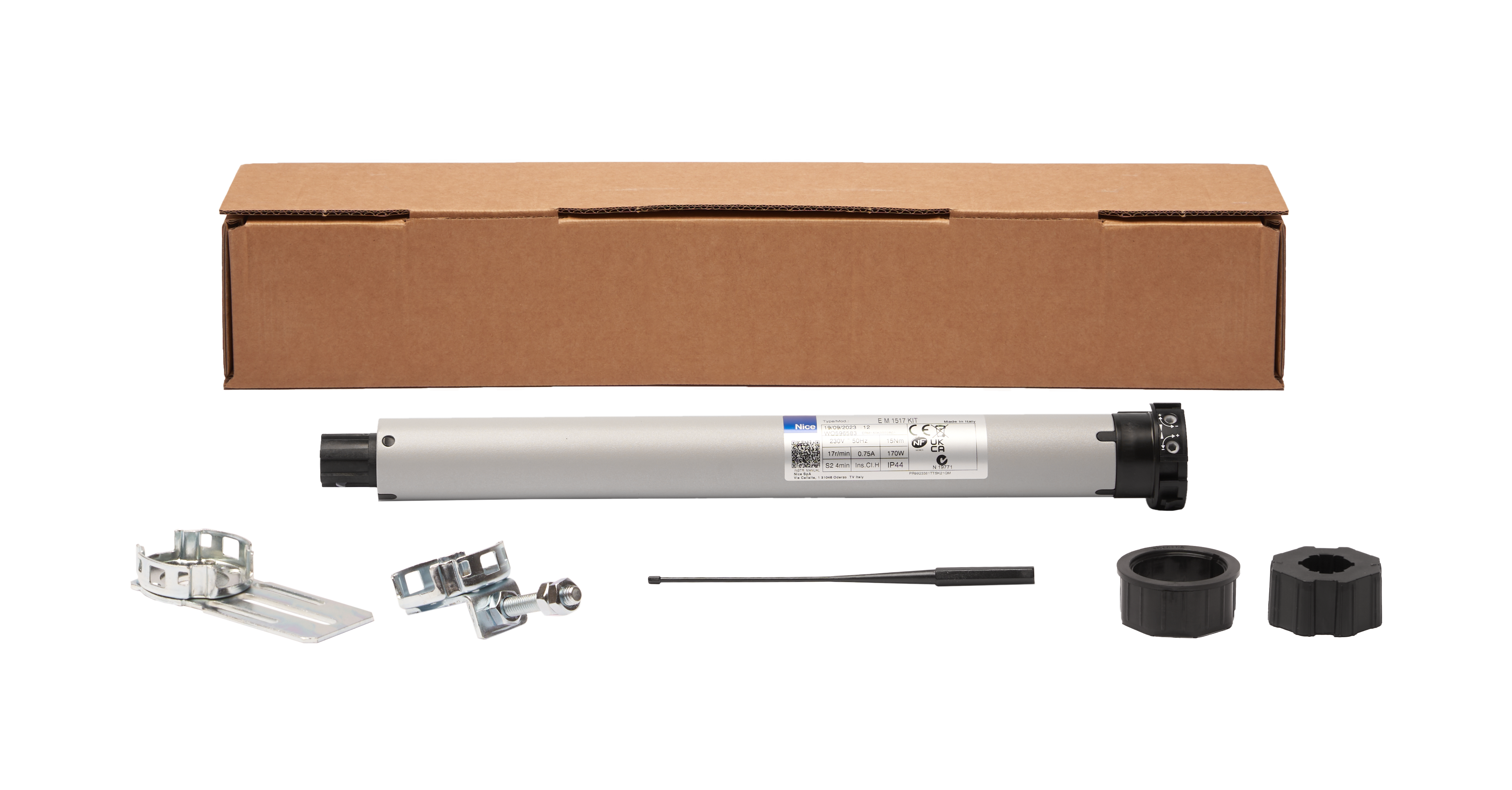 NICE - ERA M KIT 15NM 17RPM 230/50 2.5M PACK1 E M 1517 KIT