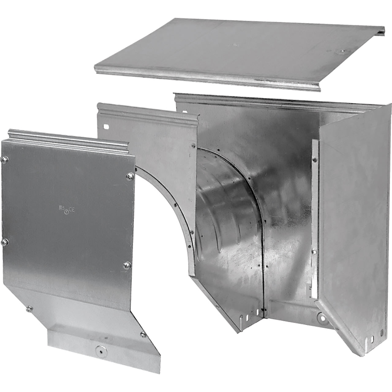 SATI - S5 Curva in discesa a 90 gradi sghemba sinistra 200x80 ZS