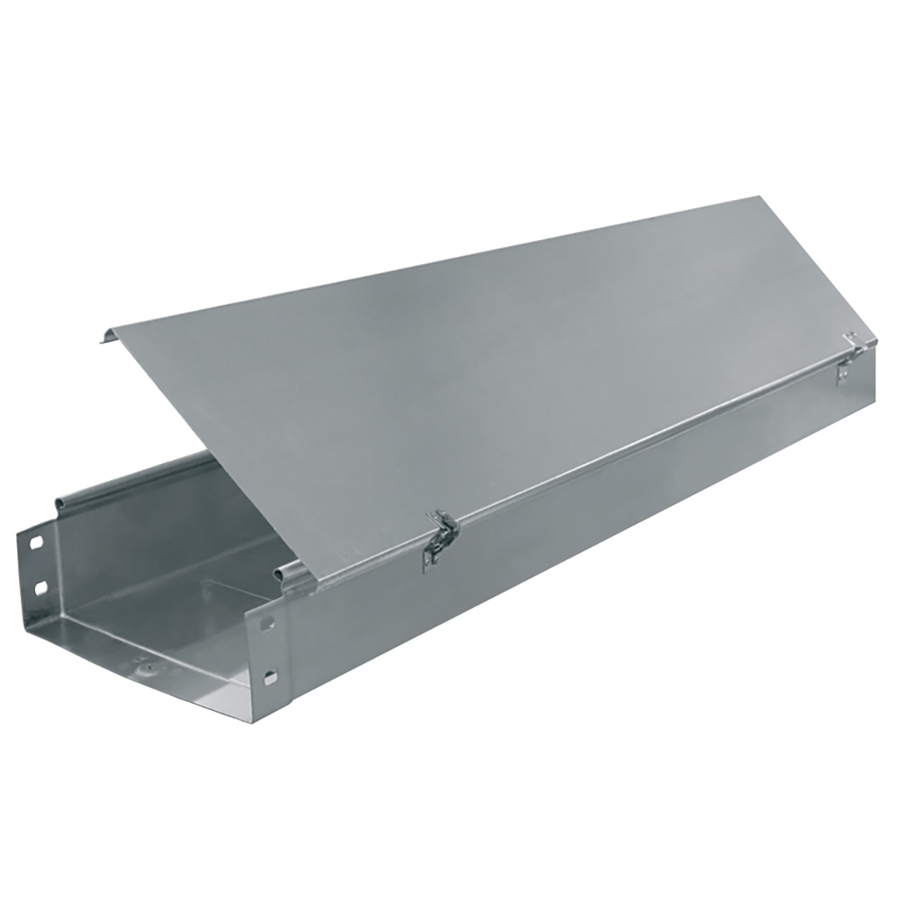 SATI - S5 Elemento rettilineo forato con coperchio incernierato IP40 400x50 mt 3 ZS