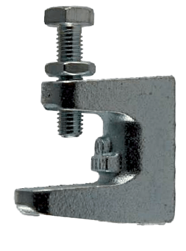 SATI - Morsetto per fissaggio a trave dado M8 e asta M10