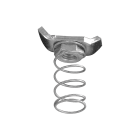 SATI - Piastrina ad ancora PAP filettatura M10 Dacromet